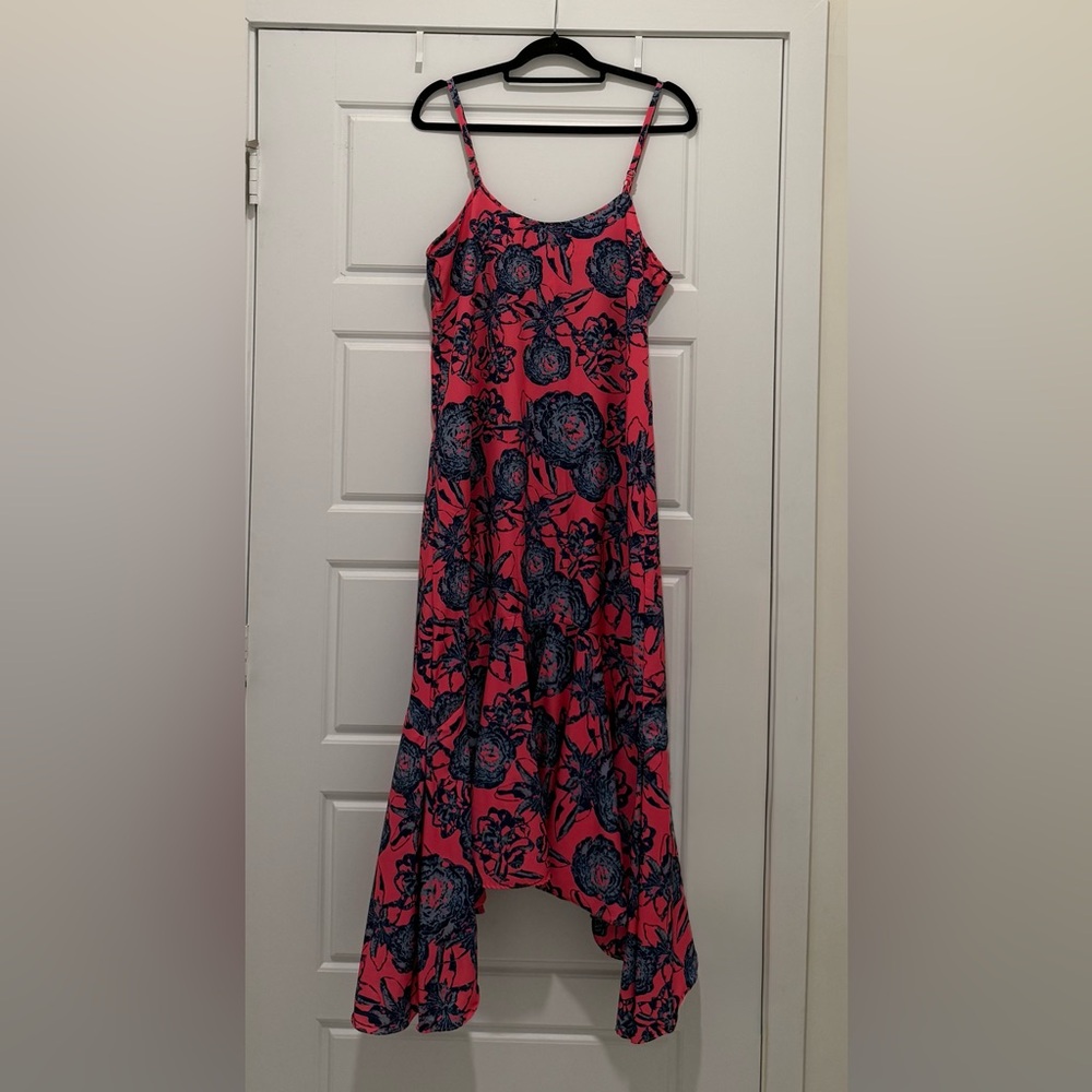 Floral Pink and Blue Women's Skirt